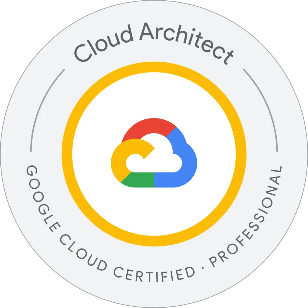 Google Professional Cloud Architect Badge